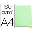 SUBCARPETA CARTULINA GIO DIN A4 VERDE PASTEL 180 G/M2
