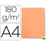 SUBCARPETA CARTULINA GIO DIN A4 NARANJA PASTEL 180 G/M2