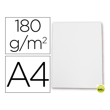 SUBCARPETA CARTULINA GIO DIN A4 BLANCA 180 G/M2
