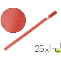 PAPEL KRAFT LIDERPAPEL ROJO ROLLO 25X1 MT