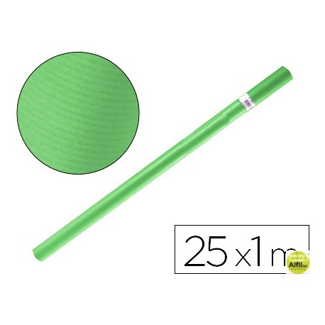 PAPEL KRAFT LIDERPAPEL VERDE ROLLO 25X1 MT