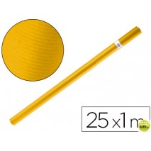 PAPEL LIDERPAPEL KRAFT AMARILLO ORO ROLLO 25 MT