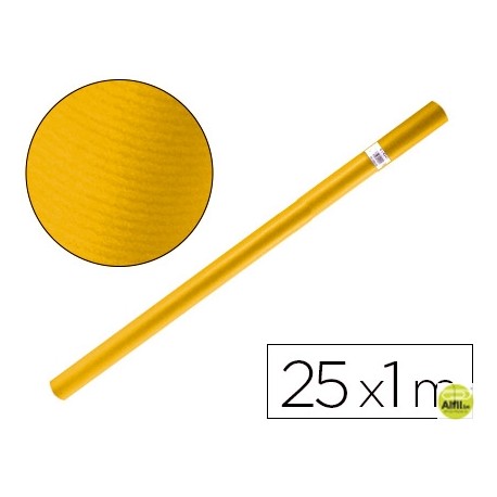 PAPEL LIDERPAPEL KRAFT AMARILLO ORO ROLLO 25 MT