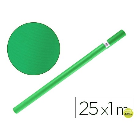 PAPEL KRAFT LIDERPAPEL VERDE MALAQUITA ROLLO 25X1 MT