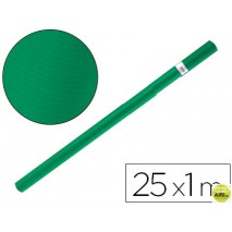 PAPEL KRAFT LIDERPAPEL VERDE MUSGO ROLLO 25X1 MT