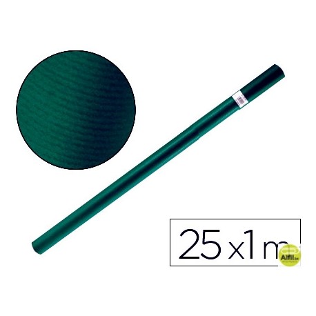 PAPEL KRAFT LIDERPAPEL VERDE PINO ROLLO 25X1 MT