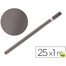 PAPEL KRAFT LIDERPAPEL GRIS FERRO ROLLO 25X1 MT