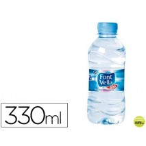 AGUA MINERAL NATURAL FONT VELLA BOTELLA DE 330ML