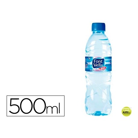 AGUA MINERAL NATURAL FONT VELLA BOTELLA DE 500ML