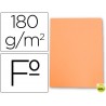 SUBCARPETAS CARTULINA GIO FOLIO NARANJA PASTEL 180 G/M2