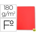 SUBCARPETAS CARTULINA GIO FOLIO ROJO PASTEL 180 G/M2