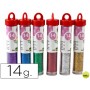 PURPURINA LIDERPAPEL FANTASIA COLORES METALICOS SURTIDOS BOTE DE 14 GR