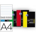 BLOC ESPIRAL OXFORD TAPA PLASTICO MICROPERFORADO PROJECTBOOK1 DIN A4 80 HOJAS 90 GR HORIZONTAL COLOR