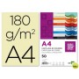 CARTULINA LIDERPAPEL DIN-A4 AMARILLO 180 GR
