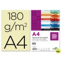 CARTULINA LIDERPAPEL DIN-A4 AMARILLO 180 GR