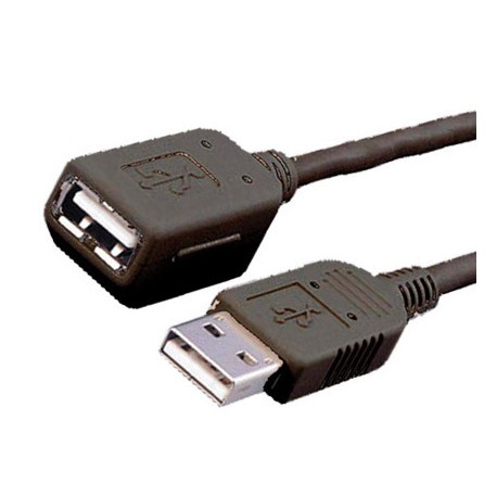 CABO USB 2.0 MEDIARANGE TIPO ALARGADOR USB COMPRIMENTO 3M CONETOR 1 TIPO USB MACHO CONETOR 2 TIPO US