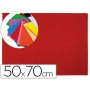 GOMA EVA LIDERPAPEL 50X70CM 60G/M2 ESPESOR 2MM TEXTURA TOALLA ROJO