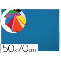 GOMA EVA LIDERPAPEL 50X70CM 60G/M2 ESPESOR 2MM TEXTURA TOALLA AZUL