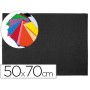 GOMA EVA LIDERPAPEL 50X70CM 60G/M2 ESPESOR 2MM TEXTURA TOALLA NEGRO