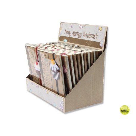 LIBRETA FANTASIA CUPCAKE ENCOLADO CON GOMILLA A6 50 HOJAS 70G/M2 LISO