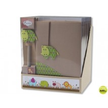 SET DE DIARIO Y BOLIGRAFO FANTASIA ANIMALES