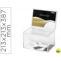 BUZON DE SUGERENCIAS ARCHIVO 2000 COLOR CRISTAL TRANSPARENTE 213X213X387 MM