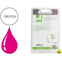 INK-JET Q-CONNECT COMPATIBLE EPSON STYLUS C64 66 84 86, CX3600 3650 6400 6600 MAGENTA ALTA CAPACIDAD