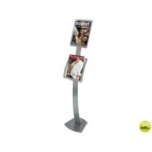 EXPOSITOR ARCHIVO 2000 DE SUELO VARIOS COMPARTIMENTOS COLOR PLATA 180X267X263 MM