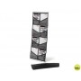 EXPOSITOR ARCHIVO 2000 DE SUELO MOVIL ENROLLABLE CON 8 ESTANTES INCLUYE BOLSA DE TRANSPORTE 541X370X