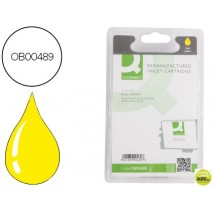 INK-JET Q-CONNECT COMPATIBLE EPSON STYLUS PHOTO RX420 425 520 R240 AMARILLO