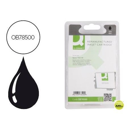 INK-JET Q-CONNECT COMPATIBLE EPSON STYLUS D68 D88 D88 PLUS DX3800 DX4200 DX4800 NEGRO