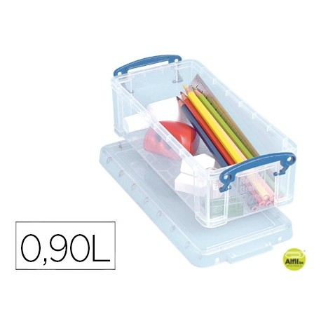 ORGANIZADOR ARCHIVO 2000 PLASTICO TRANSPARENTE CON TAPA0,9 LITROS 70X100X220 MM