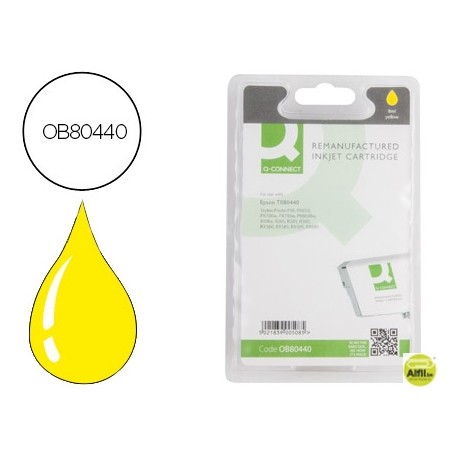 INK-JET Q-CONNECT COMPATIBLE EPSON STYLUS PHOTO R265/R360 RX560 AMARILLO