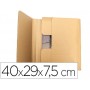 CAJA PARA EMBALAR Q-CONNECT LIBRO MEDIDAS 400X290X75 MM ESPESOR CARTON 3 MM