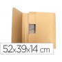 CAJA PARA EMBALAR Q-CONNECT LIBRO MEDIDAS 520X390X140 MM ESPESOR CARTON 3 MM