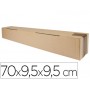 CAJA PARA EMBALAR Q-CONNECT TUBO MEDIDAS 700X95X95 MM ESPESOR CARTON 3 MM