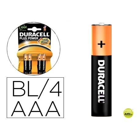 PILA DURACELL RECARGABLE AAA 750 MAH BLISTER DE 4 UNIDADES