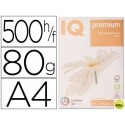 PAPEL FOTOCOPIADORA IQ PREMIUM DIN A4 80 GRAMOS PAQUETE DE 500 HOJAS