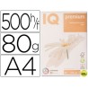 PAPEL FOTOCOPIADORA IQ PREMIUM DIN A4 80 GRAMOS PAQUETE DE 500 HOJAS