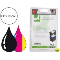 INK-JET Q-CONNECT COMPATIBLE HP N 21 + 22 NEGRO COLOR DJ 3920 3940 D2360 2460 F300 350 380 2180 4100