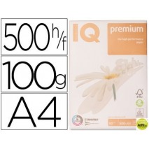 PAPEL FOTOCOPIADORA IQ PREMIUM DIN A4 100 GRAMOS PAQUETE DE 500 HOJAS
