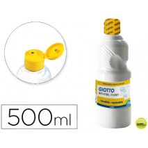 TEMPERA ESCOLAR LAVABLE GIOTTO 500 ML BLANCO
