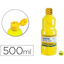 TEMPERA ESCOLAR LAVABLE GIOTTO 500 ML AMARILLO