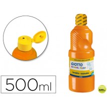 TEMPERA ESCOLAR LAVABLE GIOTTO 500 ML NARANJA