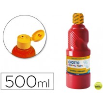 TEMPERA ESCOLAR LAVABLE GIOTTO 500 ML BERMELLON
