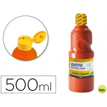 TEMPERA ESCOLAR LAVABLE GIOTTO 500 ML ROJO ESCARLATA