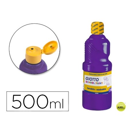 TEMPERA ESCOLAR LAVABLE GIOTTO 500 ML VIOLETA