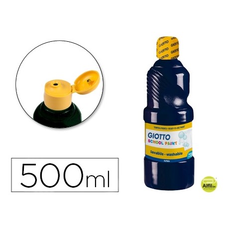 TEMPERA ESCOLAR LAVABLE GIOTTO 500 ML NEGRA