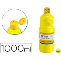 TEMPERA ESCOLAR LAVABLE GIOTTO 1000 ML AMARILLO