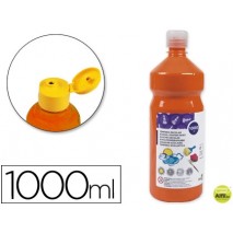 TEMPERA ESCOLAR LAVABLE GIOTTO 1000 ML NARANJA